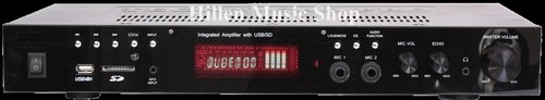 100 Watt Verstärker+UKW Radio Fernbedienung USB/SD/MP3 Bluetooth