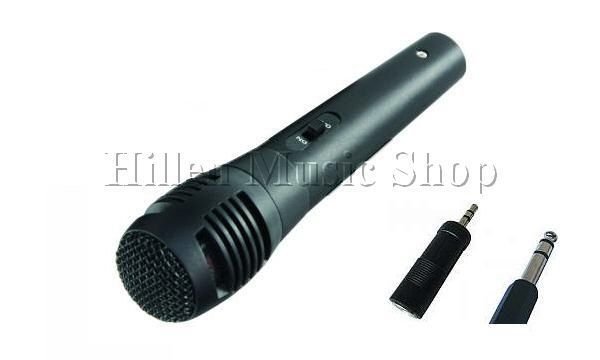 Dynamisches Mikrofon ca. 2m Anschlußkabel 3,5mm + 6,3mm Stecker